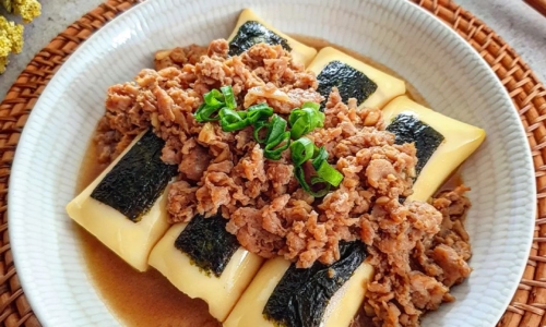 Tofu Nori Kukus Siram Daging
