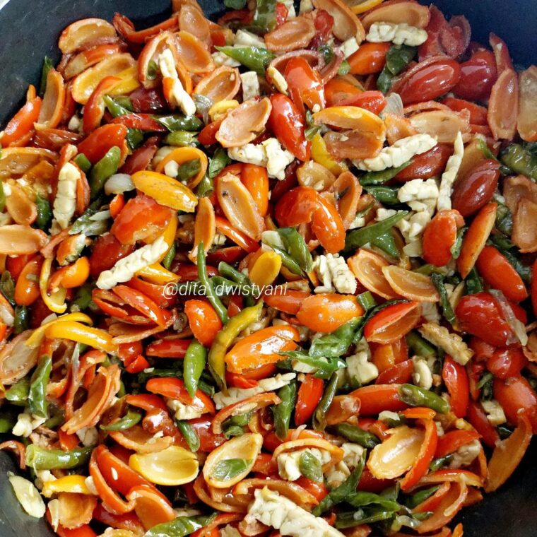 Resep Tumis Kulit Melinjo Tempe Dari dita_dwistyani