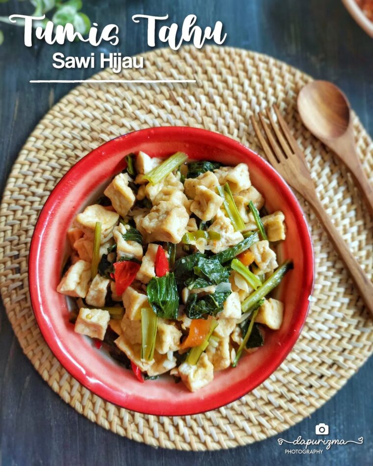 Resep Tumis Tahu Sawi Hijau Dari dapur_izma