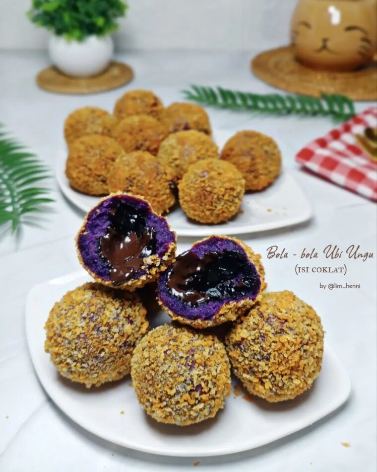 Resep Bola Bola Ubi Ungu Dari lim_henni