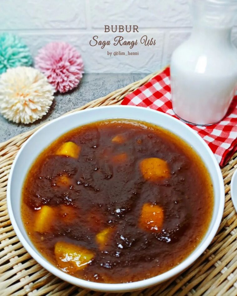 Resep Bubur Sagu Rangi Ubi Dari lim_henni