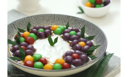 Bubur Sumsum Candil Ubi Ungu