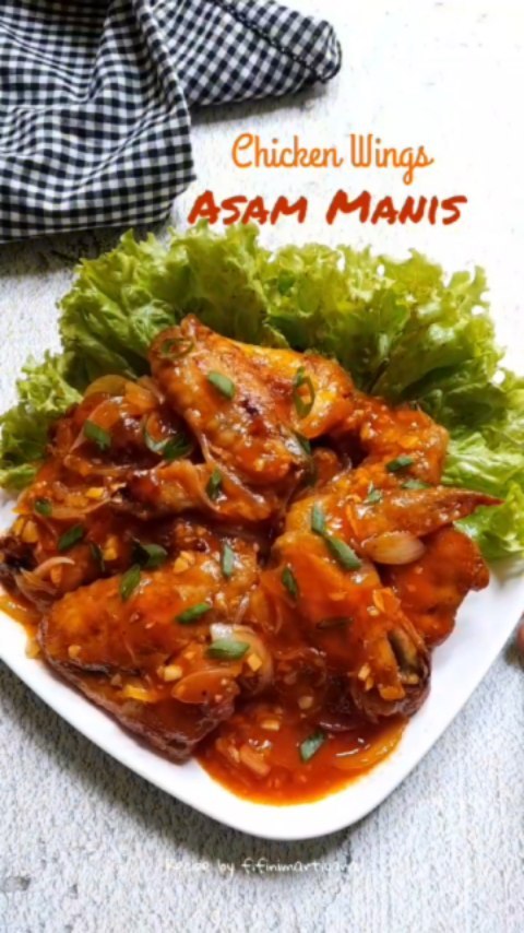 Resep Chicken Wings Asam Manis Dari fifinimartiyana