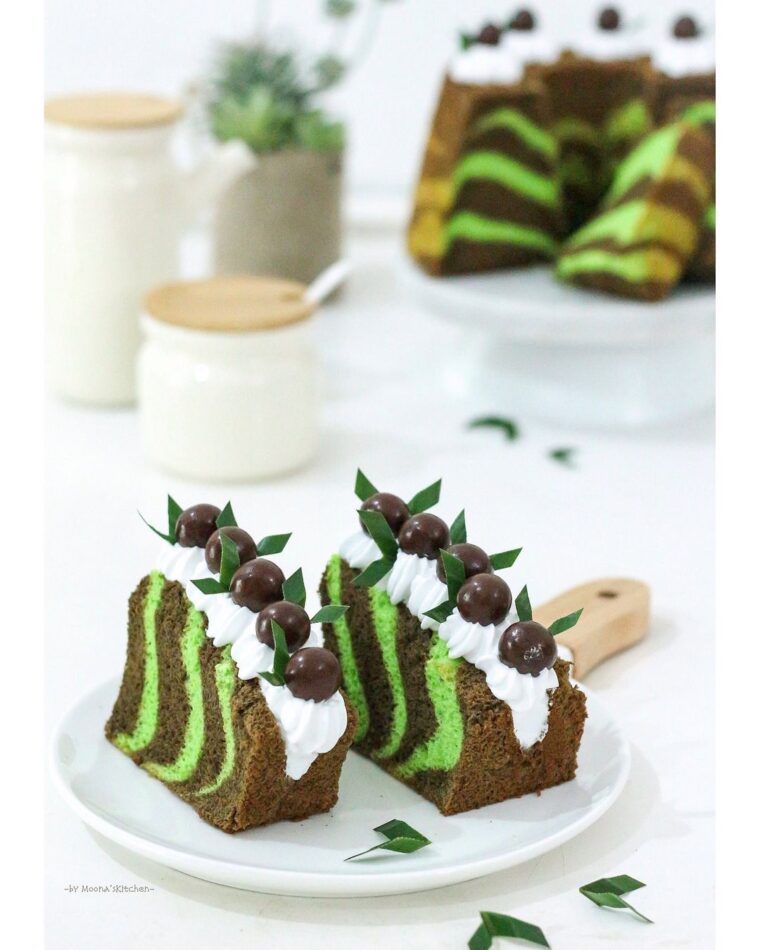 Resep Chiffon Cake Coklat Pandan Dari moona_jingga