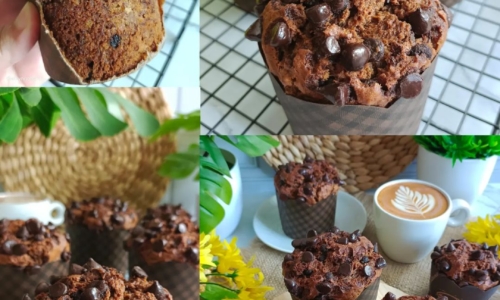 Chocolate Banana Muffins