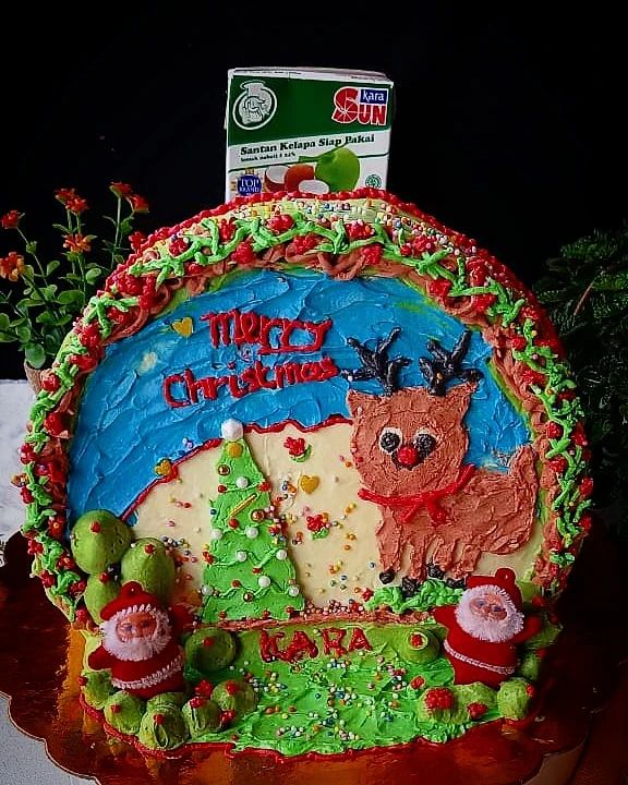 Resep Christmas Chiffon Pandan Dari mama_aurel_aerilyn