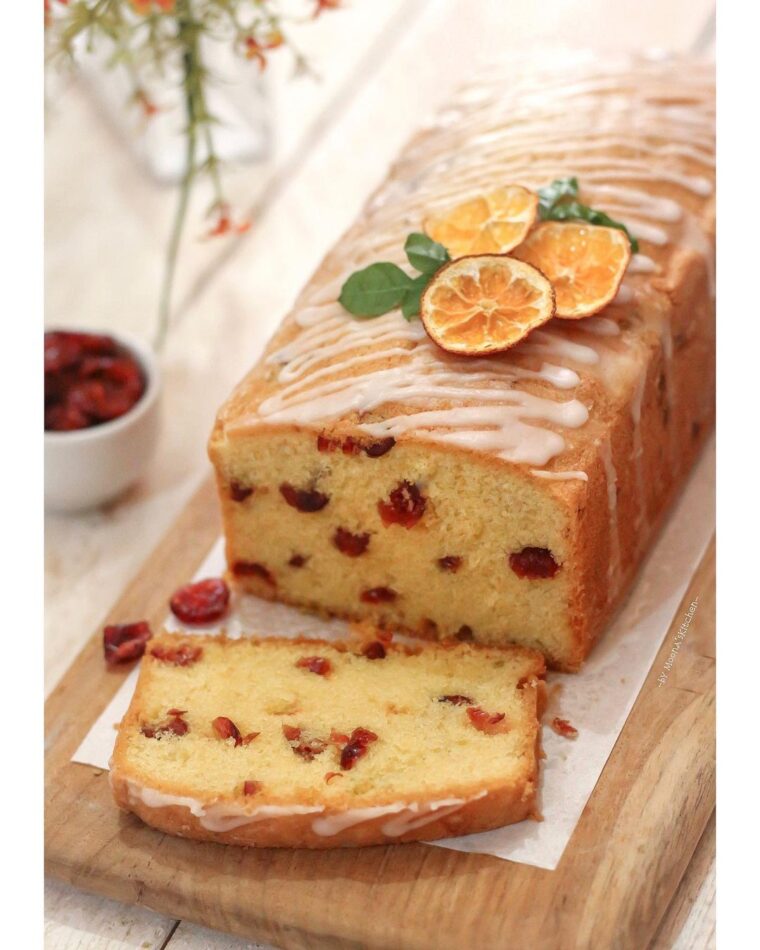 Resep Cranberries Pound Cake Dari moona_jingga