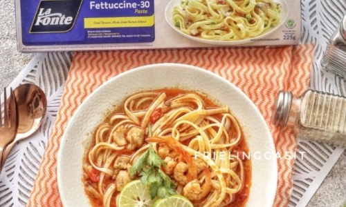 Fettucine Kari Merah