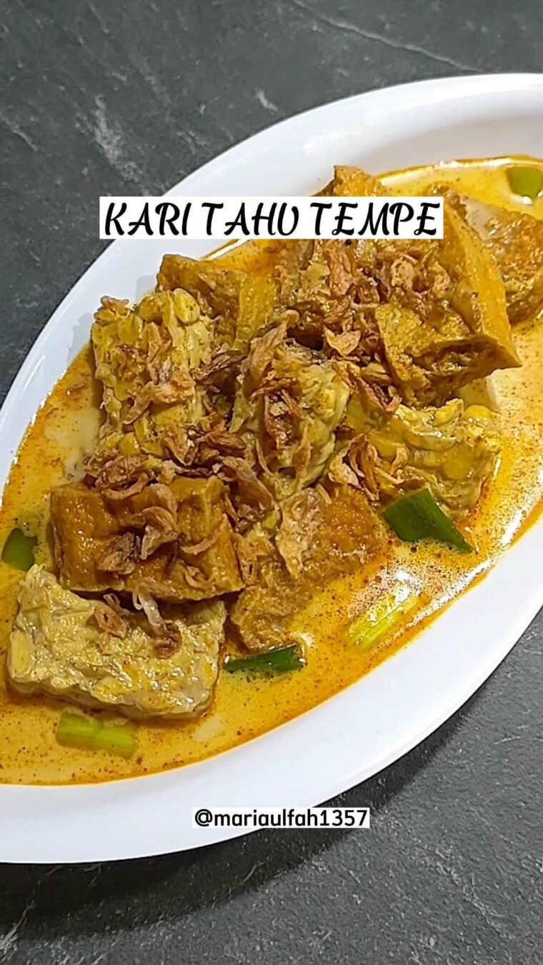 Resep Kari Tahu Tempe Dari mariaulfah1357