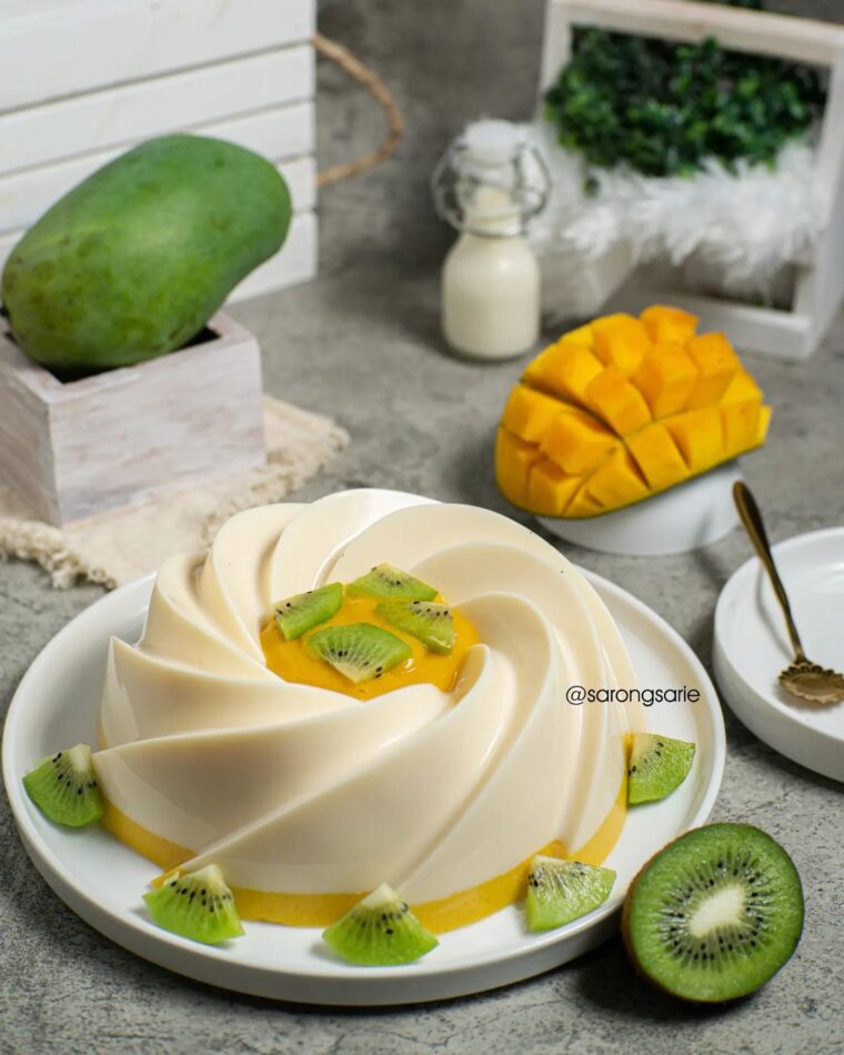 Resep Mango Lava Milk Pudding Dari sarongsarie