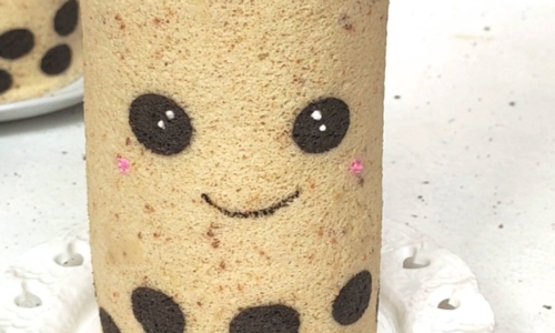 Momogi Choco Boba Roll Cake