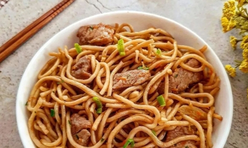 Mongolian Beef Noodle