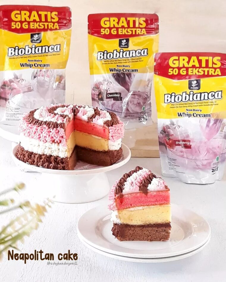 Resep Neapolitan Cake Dari evhyhandayani2