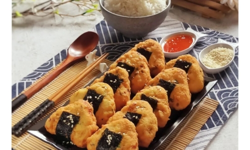 Onigiri Tahu - Masakan dari Tahu dan Udang