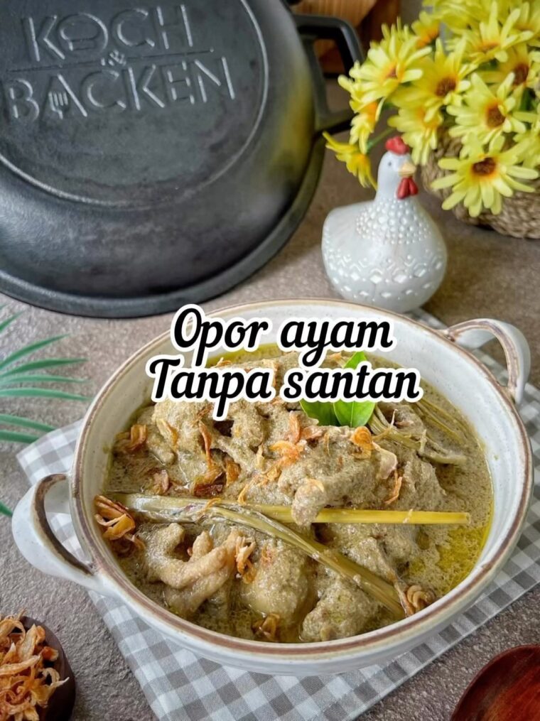 Resep Opor Ayam Tanpa Santan Dari liuin85