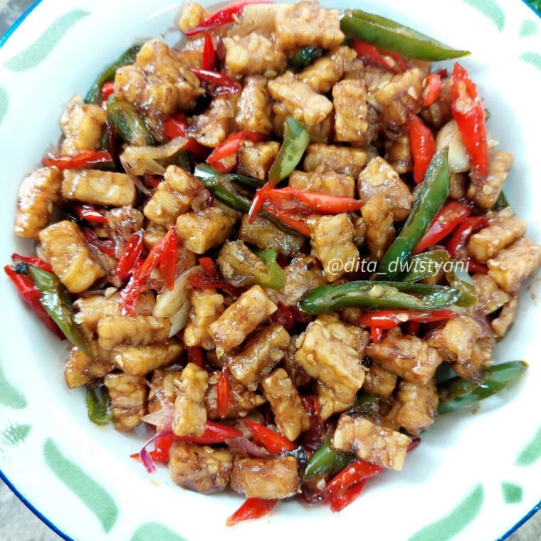 Resep Orek Tempe Pedas Dari dita_dwistyani