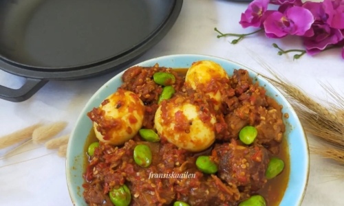 Oseng Daging Telor Mercon