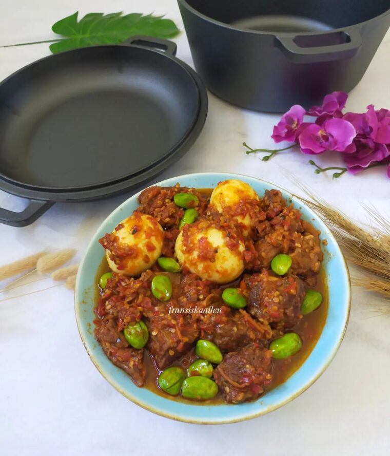 Resep Oseng Daging Telor Mercon Dari fransiskaailen