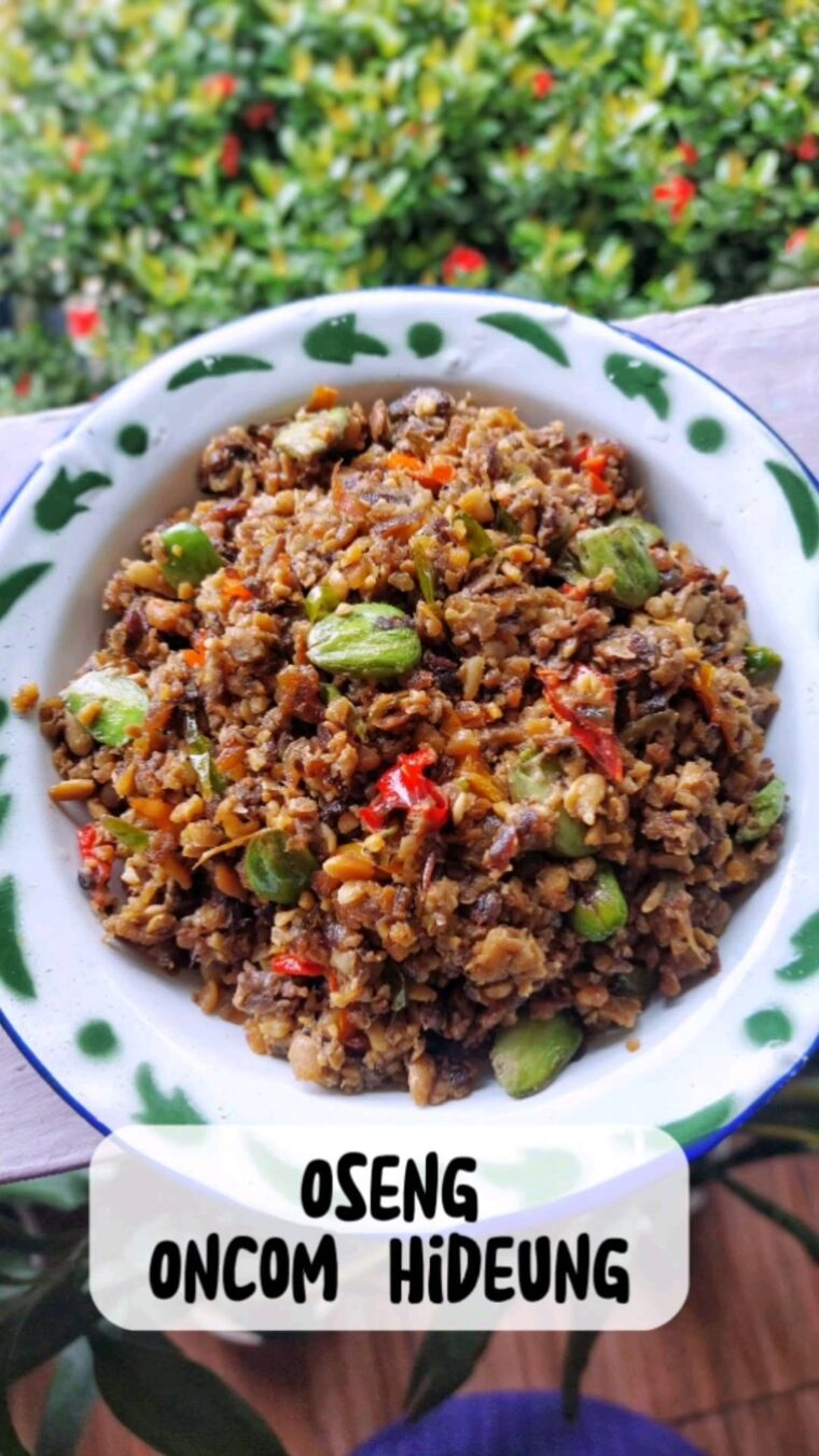 Resep Oseng Oncom Hideung Dari dapur_izma