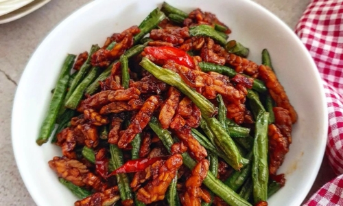 Oseng Tempe Kacang Panjang