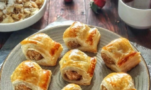 Pastry Gulung Isi Getuk