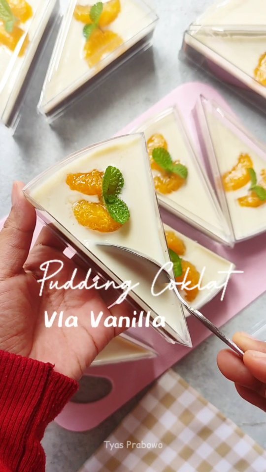 Resep Pudding Coklat Vla Vanilla Dari tyasprabowo