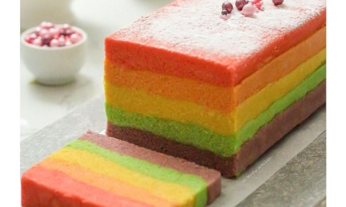 Rainbow Cake Kukus