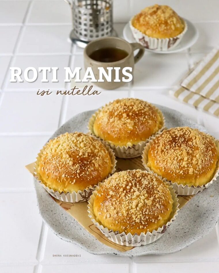 Resep Roti Manis Isi Nutella Dari dhora_kusumadewi