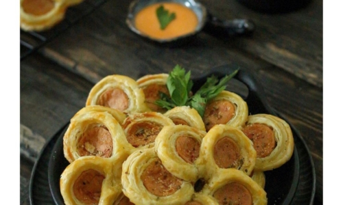 Sausage Puff Rolls - Masakan dari Sosis