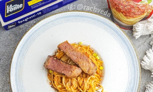 Spaghetti Bolognese Gochujang - Masakan dari Gochujang