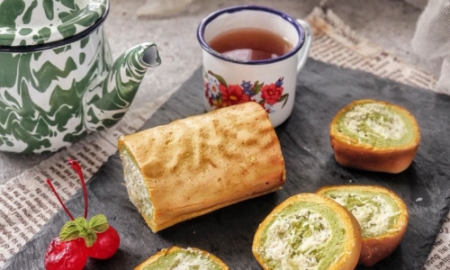 Tiger Chiffon Roll Cake