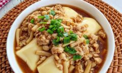 Resep Tofu Kukus Siram Jamur Dari yscooking