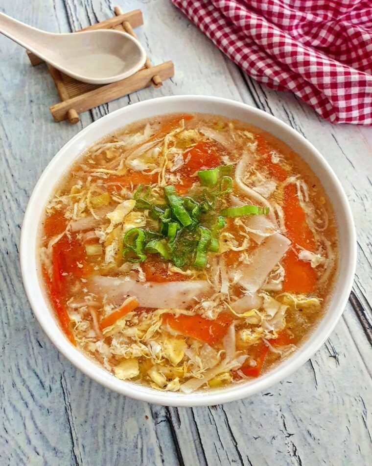 Resep Tomato Egg Drop Soup With Crabstick Dari yscooking