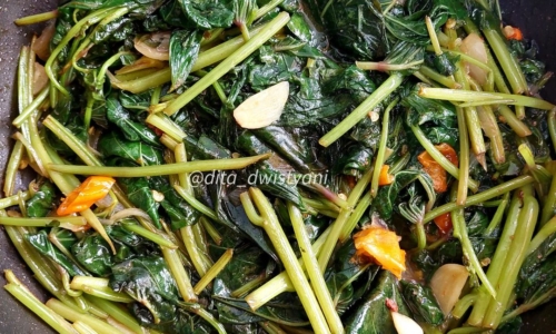 Tumis Pucuk Ubi - Masakan dari Ubi