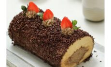 Resep Vanilla Choco Roll Cake Dari moona_jingga