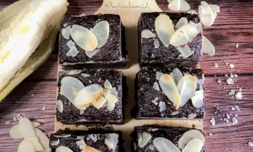 Banana Oat Brownies