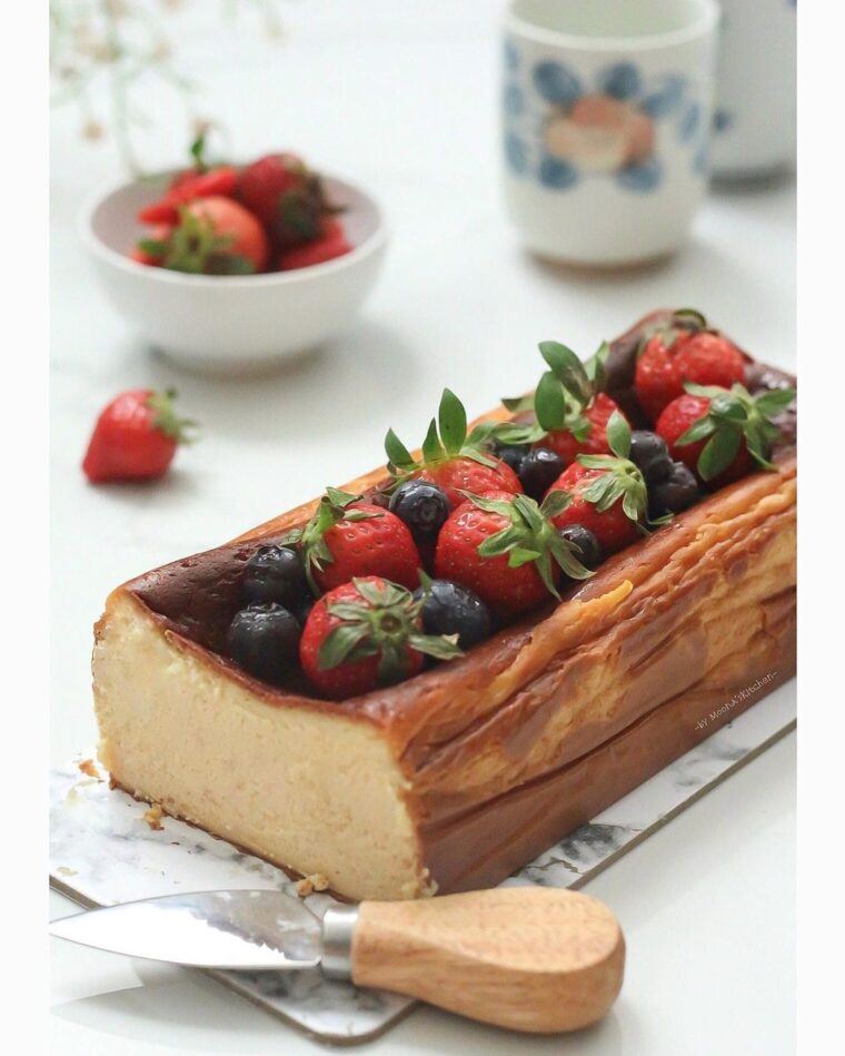 Resep Basque Burnt Cheesecake Dari moona_jingga