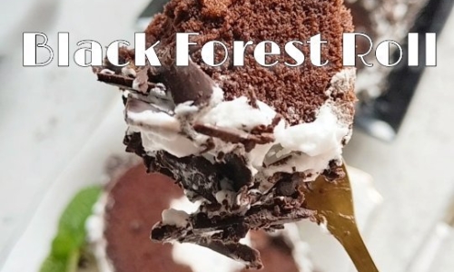 Black Forest Roll Cake