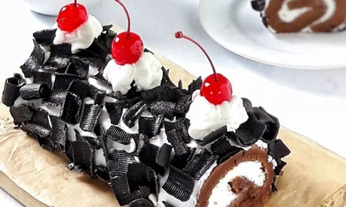 Black Forest Roll Cake