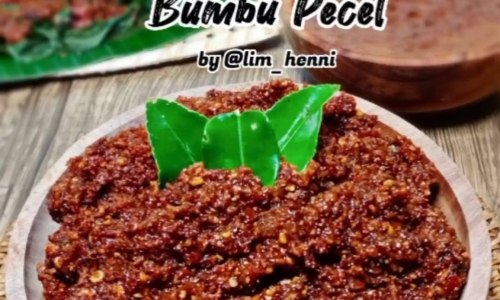 Bumbu Pecel - Masakan dari Kacang Tanah