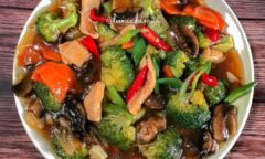 Resep Cah Brokoli Ayam Jamur Dari leenaa.hamiid