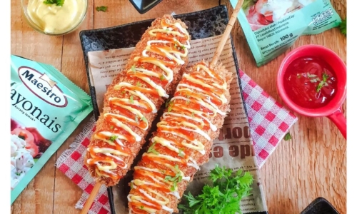 Corndog - Masakan dari Sosis
