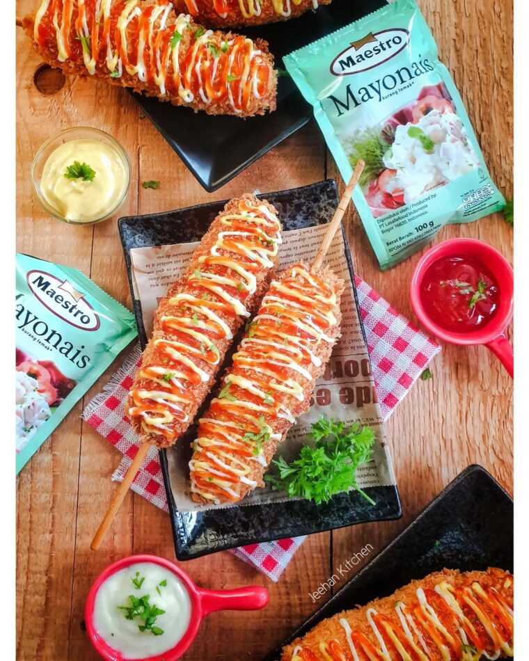 Resep Corndog Dari jeehan_kitchen