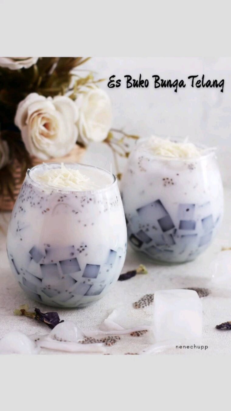 Resep Es Buko Bunga Telang Dari nenechupp