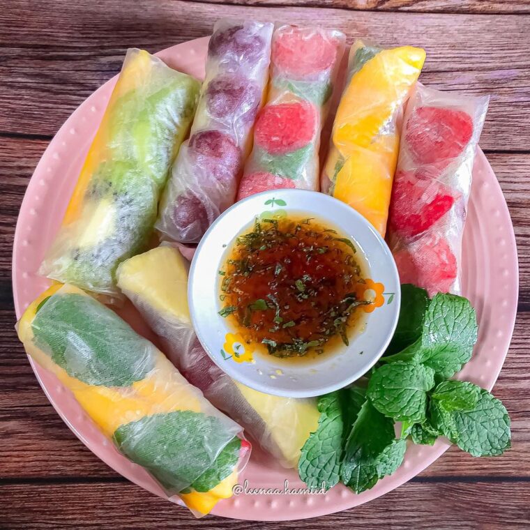 Resep Fruit Spring Rolls Dari leenaa.hamiid