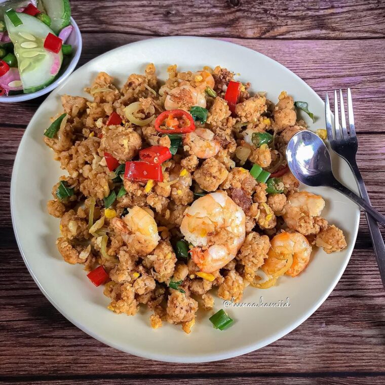 Resep Nasi Goreng Tanpa Nasi (Oatmeal Goreng) Dari leenaa.hamiid
