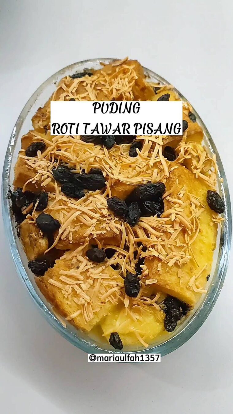 Resep Puding Roti Tawar Pisang Dari mariaulfah1357