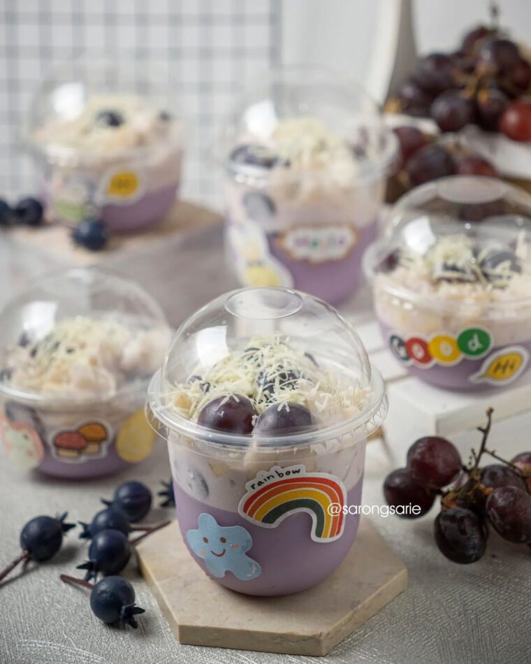 Resep Purple Jelly Salad Dari sarongsarie
