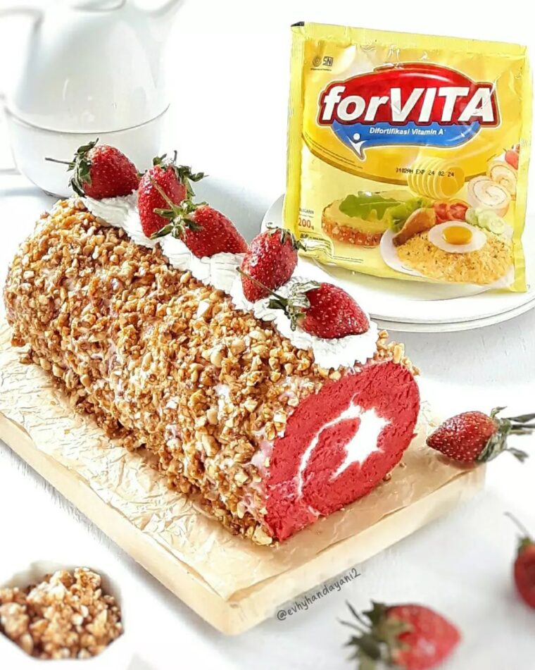 Resep Red Velvet Roll Cake Dari evhyhandayani2