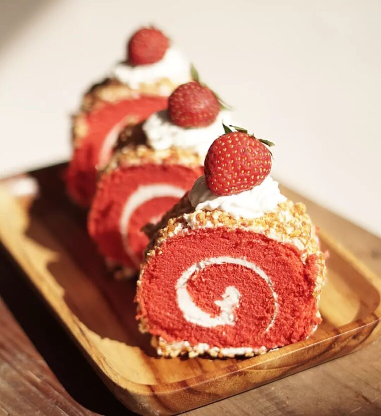 Resep Roll Cake Nougut Kacang Dari norita_foods